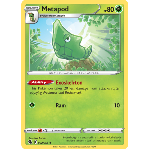 Metapod 2/264 Pokemon TCG Sword & Shield Fusion Strike