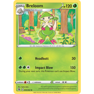 Breloom 5/264 Pokemon TCG Sword & Shield Fusion Strike