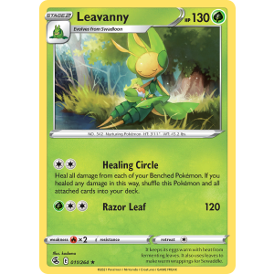 Leavanny 11/264 Pokemon TCG Sword & Shield Fusion Strike