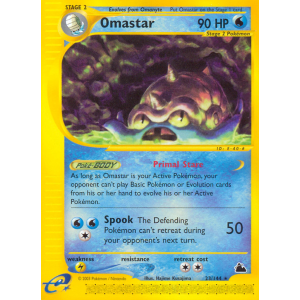 Omastar 23/144 Pokemon TCG E-Card Skyridge