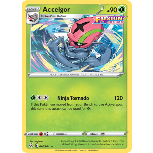 Accelgor 14/264 Pokemon TCG Sword & Shield Fusion Strike