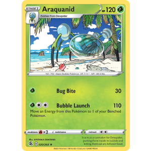 Araquanid 20/264 Pokemon TCG Sword & Shield Fusion Strike