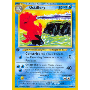 Octillery 34/64 Pokemon TCG Neo Neo Revelation