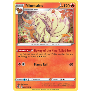 Ninetales 31/264 Pokemon TCG Sword & Shield Fusion Strike