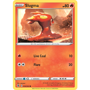 Slugma 34/264 Pokemon TCG Sword & Shield Fusion Strike