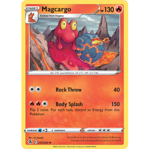 Magcargo 35/264 Pokemon TCG Sword & Shield Fusion Strike