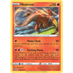 Heatmor 41/264 Pokemon TCG Sword & Shield Fusion Strike