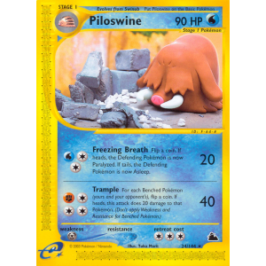 Piloswine 24/144 Pokemon TCG E-Card Skyridge