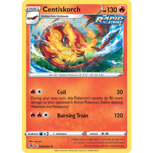 Centiskorch 48/264 Pokemon TCG Sword & Shield Fusion Strike