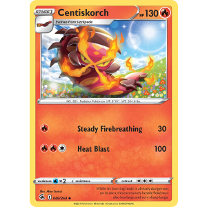 Centiskorch 49/264 Pokemon TCG Sword & Shield Fusion Strike