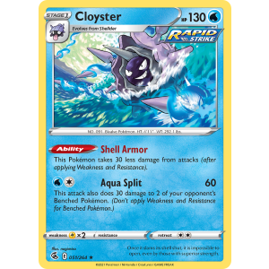 Cloyster 51/264 Pokemon TCG Sword & Shield Fusion Strike