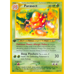 Parasect 35/64 Pokemon TCG Neo Neo Revelation