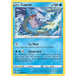 Lapras 54/264 Pokemon TCG Sword & Shield Fusion Strike