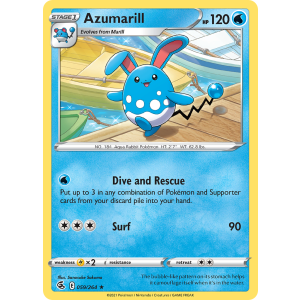 Azumarill 59/264 Pokemon TCG Sword & Shield Fusion Strike