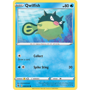 Qwilfish 60/264 Pokemon TCG Sword & Shield Fusion Strike