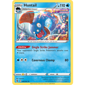 Huntail 66/264 Pokemon TCG Sword & Shield Fusion Strike