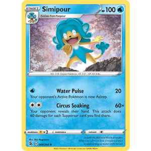 Simipour 69/264 Pokemon TCG Sword & Shield Fusion Strike