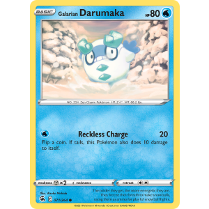 Galarian Darumaka 71/264 Pokemon TCG Sword & Shield Fusion Strike