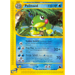 Politoed 25/144 Pokemon TCG E-Card Skyridge