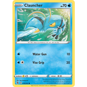 Clauncher 74/264 Pokemon TCG Sword & Shield Fusion Strike