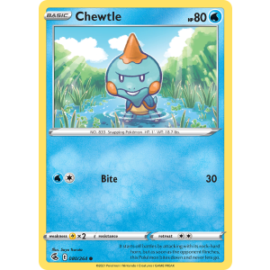 Chewtle 80/264 Pokemon TCG Sword & Shield Fusion Strike