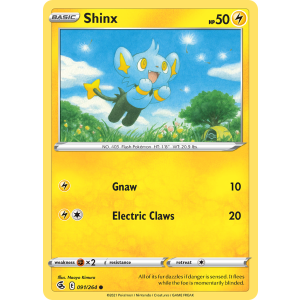 Shinx 91/264 Pokemon TCG Sword & Shield Fusion Strike