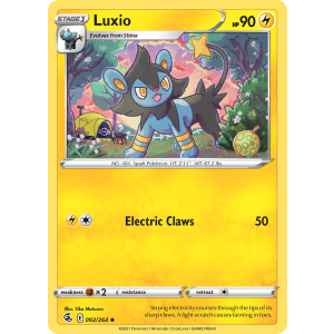 Luxio 92/264 Pokemon TCG Sword & Shield Fusion Strike