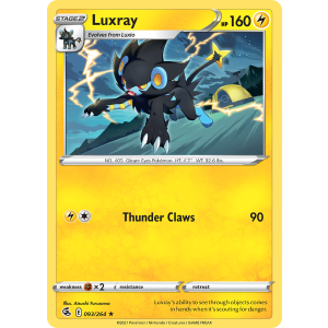 Luxray 93/264 Pokemon TCG Sword & Shield Fusion Strike