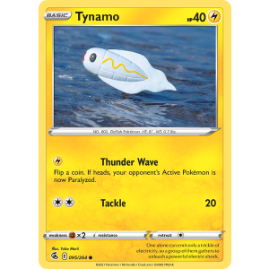 Tynamo 95/264 Pokemon TCG Sword & Shield Fusion Strike