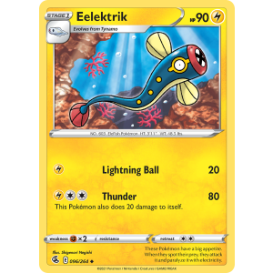 Eelektrik 96/264 Pokemon TCG Sword & Shield Fusion Strike