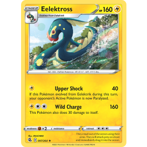 Eelektross 97/264 Pokemon TCG Sword & Shield Fusion Strike