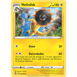 Heliolisk 99/264 Pokemon TCG Sword & Shield Fusion Strike