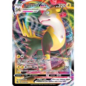 Rare Holo VMAX Boltund VMAX 104/264 Pokemon TCG Sword & Shield Fusion Strike