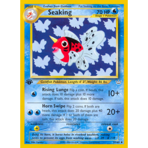 Seaking 37/64 Pokemon TCG Neo Neo Revelation