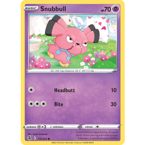 Snubbull 115/264 Pokemon TCG Sword & Shield Fusion Strike