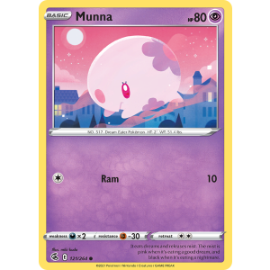 Munna 121/264 Pokemon TCG Sword & Shield Fusion Strike