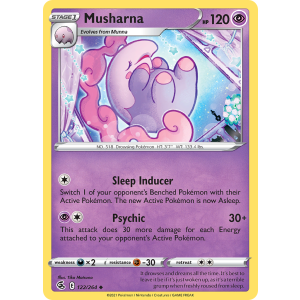 Musharna 122/264 Pokemon TCG Sword & Shield Fusion Strike