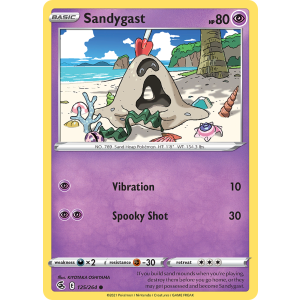 Sandygast 125/264 Pokemon TCG Sword & Shield Fusion Strike