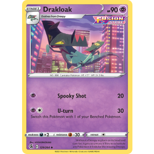 Drakloak 129/264 Pokemon TCG Sword & Shield Fusion Strike