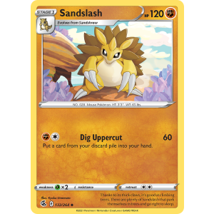 Sandslash 132/264 Pokemon TCG Sword & Shield Fusion Strike