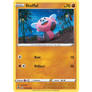 Stufful 150/264 Pokemon TCG Sword & Shield Fusion Strike