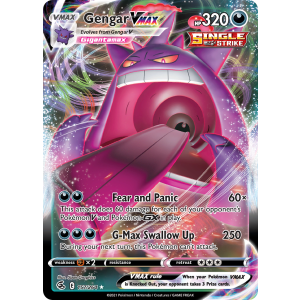 Rare Holo VMAX Gengar VMAX 157/264 Pokemon TCG Sword & Shield Fusion Strike