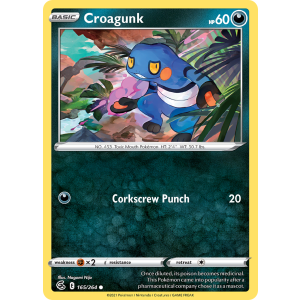 Croagunk 165/264 Pokemon TCG Sword & Shield Fusion Strike