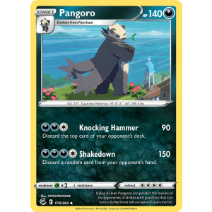 Pangoro 174/264 Pokemon TCG Sword & Shield Fusion Strike