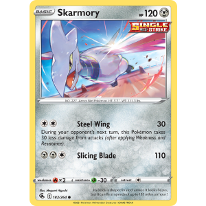 Skarmory 182/264 Pokemon TCG Sword & Shield Fusion Strike