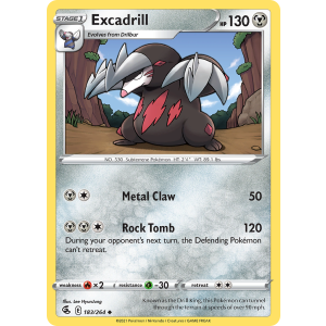 Excadrill 183/264 Pokemon TCG Sword & Shield Fusion Strike