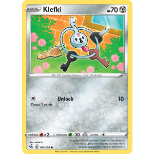 Klefki 186/264 Pokemon TCG Sword & Shield Fusion Strike