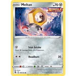 Meltan 188/264 Pokemon TCG Sword & Shield Fusion Strike