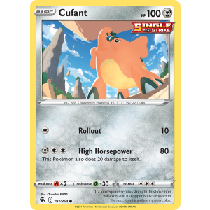 Cufant 191/264 Pokemon TCG Sword & Shield Fusion Strike