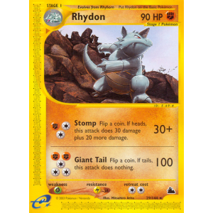 Rhydon 29/144 Pokemon TCG E-Card Skyridge